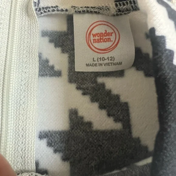 Girl Black and White Dress - Picture 5 of 9